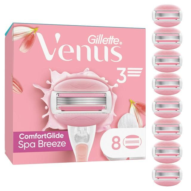 Gillette Venus Comfortglide Spa Breeze Women's Razor Blades x8 - gallery image 1