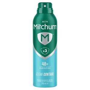 Mitchum Male Clean Control Deo 200ml
