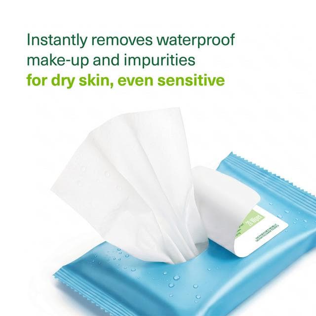 Simple Hydrating Water Boost Micellar Biodegradable Face Cleansing Facial Wipes x20 - gallery image 4