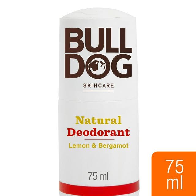 Bulldog Skincare Lemon & Bergamot Natural Deodorant 75ml - gallery image 1