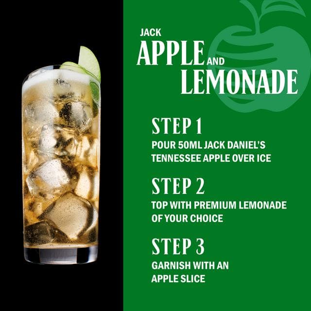 Jack Daniel's Tennessee Apple Liqueur 70cl - gallery image 3