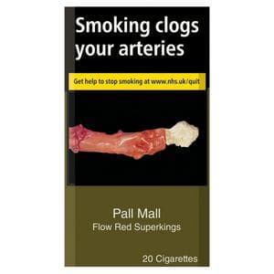 Pall Mall Red Flow Superkings Cigarettes x20