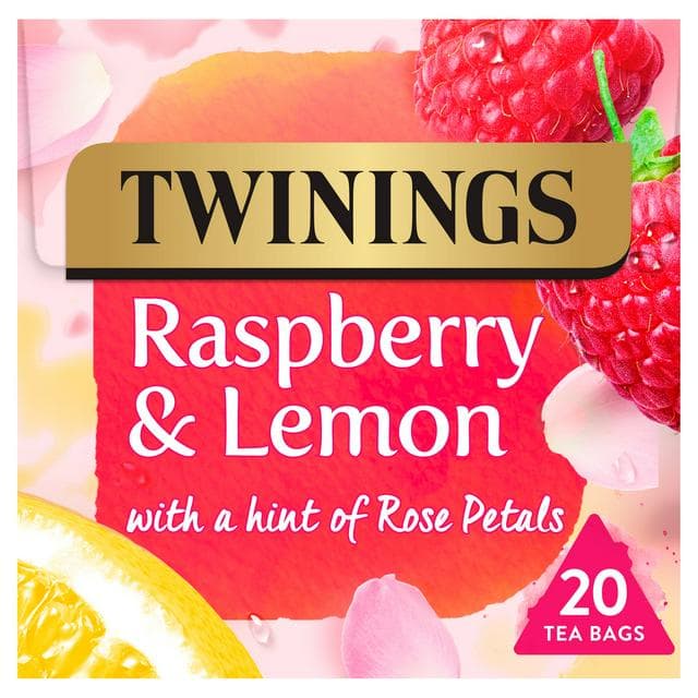 Twinings Raspberry & Lemon Fruit Tea, 20 Tea Bags - gallery image 1