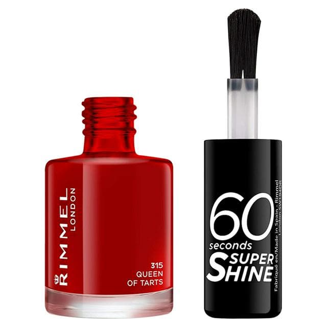 Rimmel London 60 Seconds Super Shine 315 Queen of Tarts Nail Polish 8ml - gallery image 1