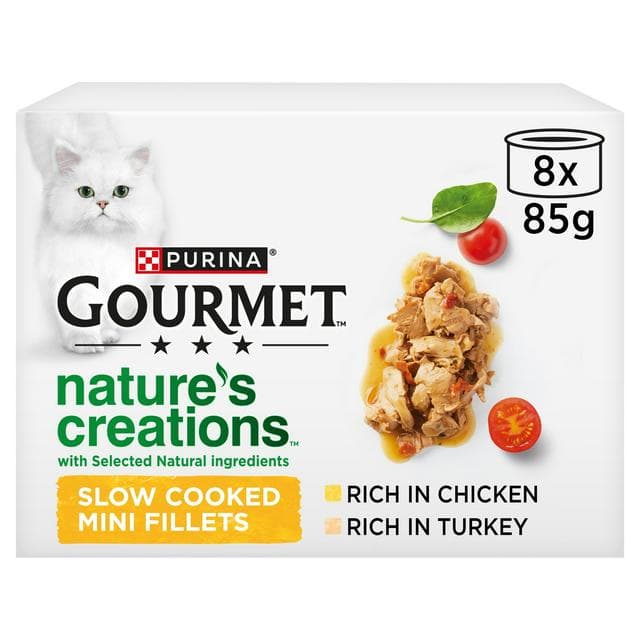 Gourmet Nature's Creations Poultry Wet Cat Food 8 x 85g - gallery image 1