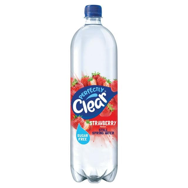 Perfectly Clear Still Strawberry Flavour Spring Water 1.5L - gallery image 1