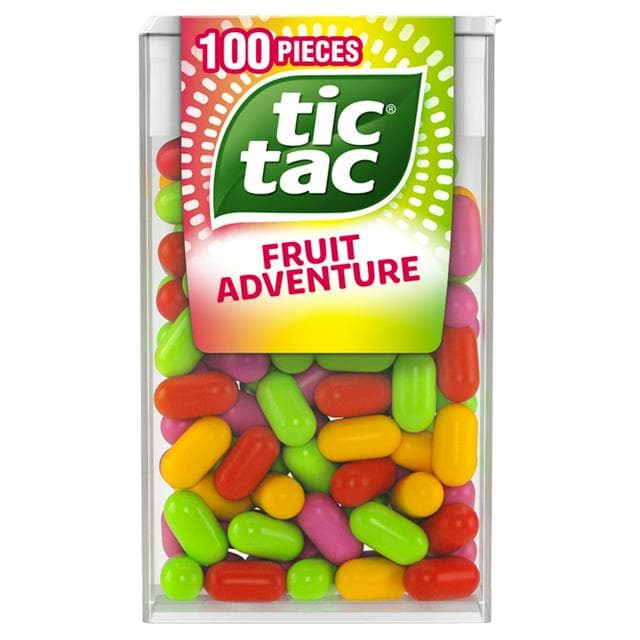Tic Tac Fruit Adventure Sweets x100 49g - gallery image 1
