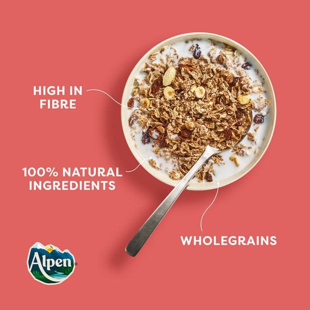 Alpen Original Muesli Breakfast Cereal 550g - gallery image 2