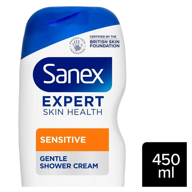 Sanex Expert Skin Health Sensitive Shower Gel Body Wash 450ml - gallery image 1