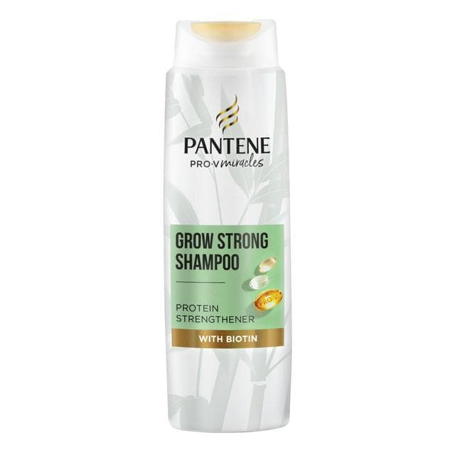 Pantene Grow Strong Shampoo with Bamboo & Biotin 400ml - gallery image 1