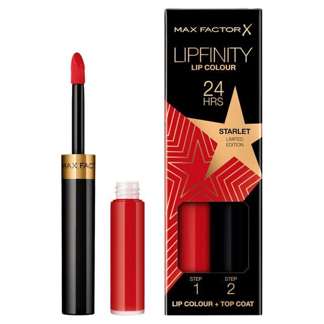 Max Factor Lipfinity Liquid Lipstick, Shade 84 Starlet 2.3ml + 1.9g - gallery image 1