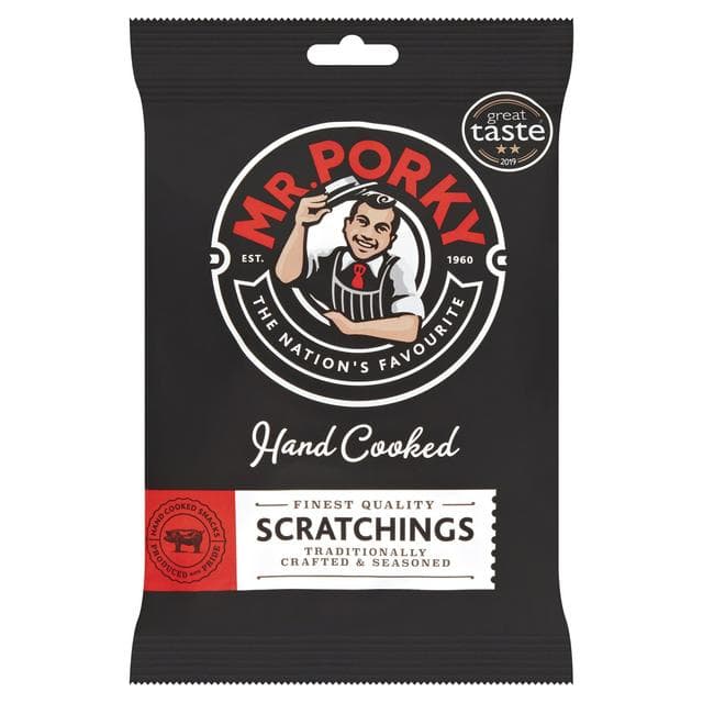 Mr Porky Hand Cooked Pork Scratchings 65g - gallery image 1