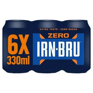 Irn-Bru Xtra Sugar Free Soft Drink 6x330ml