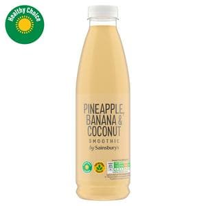 Sainsbury's Pineapple, Banana & Coconut Smoothie 750ml