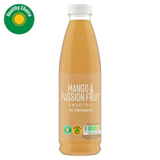 Sainsbury's Mango & Passionfruit Smoothie 750ml - gallery image 1