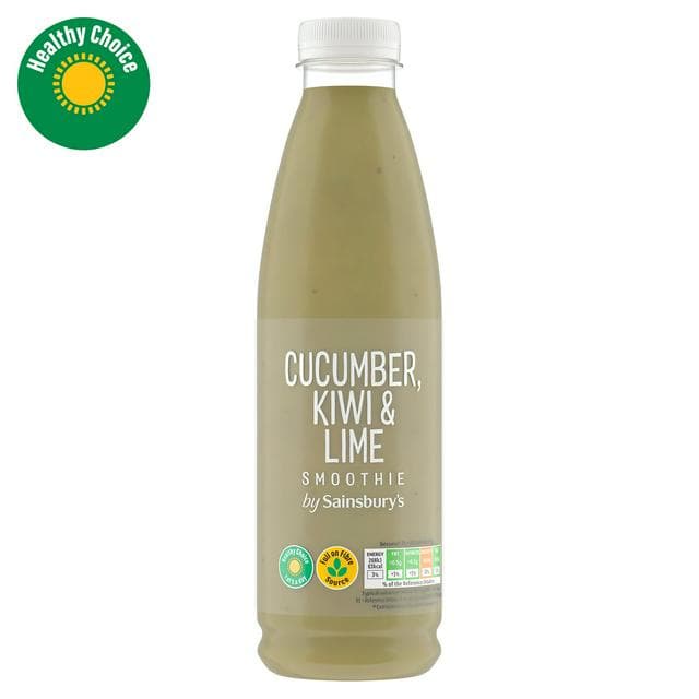 Sainsbury's Cucumber, Kiwi & Lime Smoothie 750ml - gallery image 1