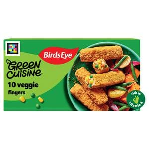 Birds Eye Green Cuisine Vegan Veggie Fingers x10 284g