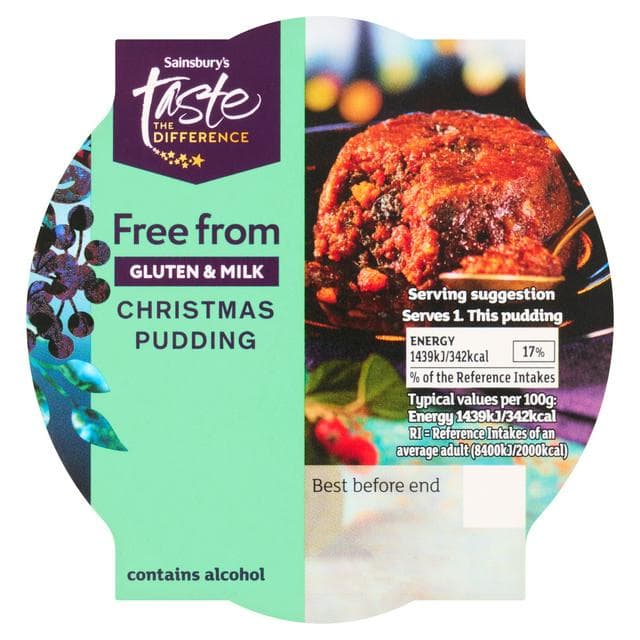 Sainsbury's Free From 100g Christmas Pudding, Taste the Difference - gallery image 1