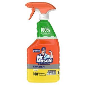 Mr Muscle Platinum Antibacterial Kitchen Cleaning Spray Citrus 750ml