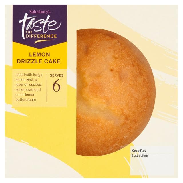 Sainsbury's Lemon Drizzle Cake, Taste the Difference 405g - gallery image 1