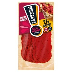 Squeaky Bean Vegan Pastrami Style Sandwich Slices Ready To Eat 90g