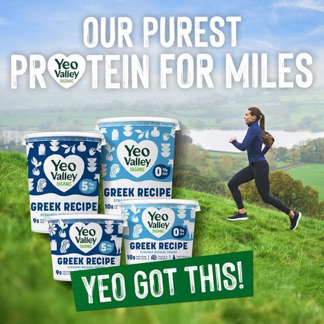 Yeo Valley Greek Recipe 5% Strain Natural Yogurt 450g - gallery image 4