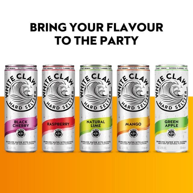 White Claw Hard Seltzer Black Cherry 330ml - gallery image 5