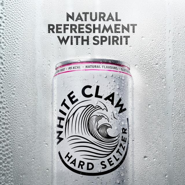 White Claw Hard Seltzer Raspberry 330ml - gallery image 3