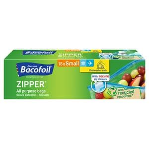 Bacofoil Zipper All Purpose Protect Small Bags x15