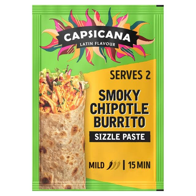 Capsicana 60g Mexican Smoky Chipotle Burrito Paste - gallery image 1