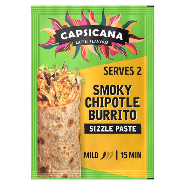 Capsicana 60g Mexican Smoky Chipotle Burrito Paste - gallery image 2