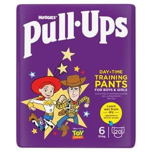 Huggies Pull Ups Day Time Training Pants for Boys & Girls Size 6, 15kg+ x20