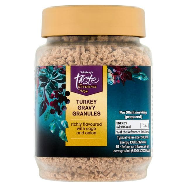 Sainsbury's Turkey Gravy Granules, Taste the Difference 200g - gallery image 1