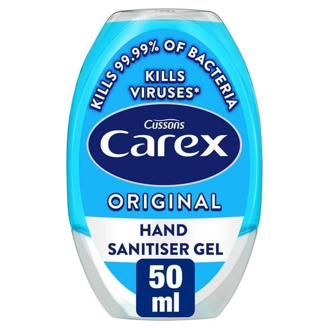 Carex 50ml Original Quick Dry Antibacterial Hand Sanitiser Gel - gallery image 1