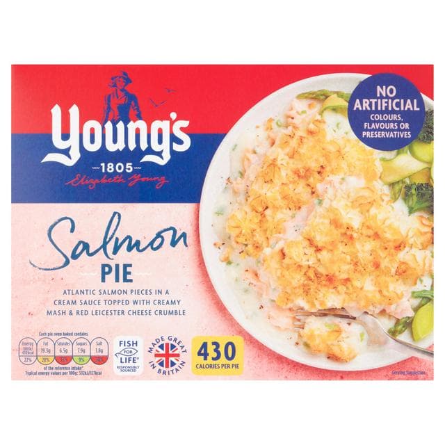 Young's Salmon Pie 375g - gallery image 1