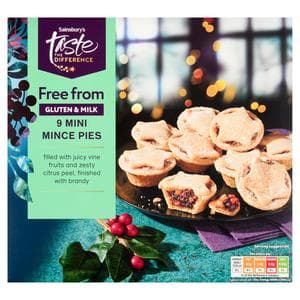 Sainsbury's Free From 9 x 254g Multipack Mini Mince Pies, Taste the Difference