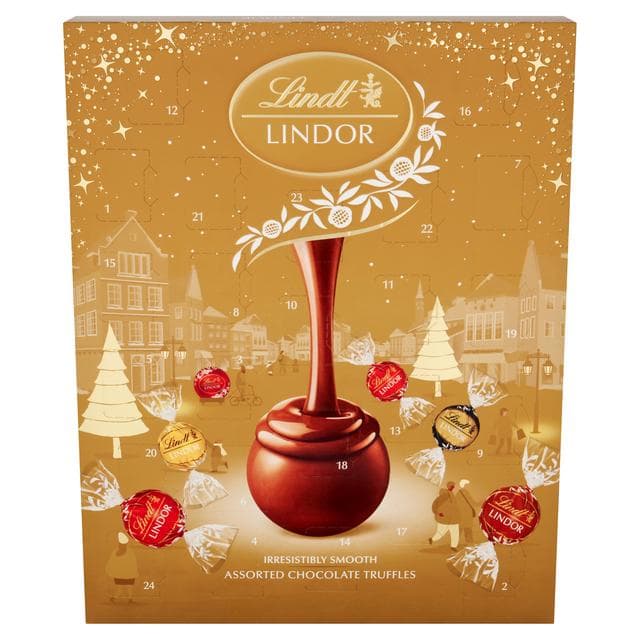 Lindt Lindor 233g Assorted Gold Advent Calendar - gallery image 3