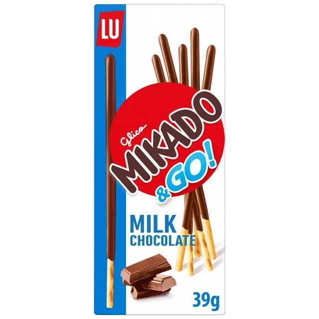 Mikado Milk Chocolate Biscuits 39g - gallery image 1