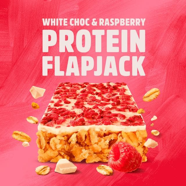 Trek White Choc & Raspberry Protein Flapjack 50g - gallery image 3