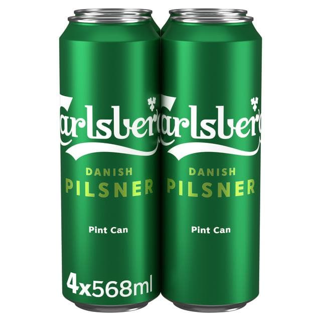Carlsberg Lager Beer 4x568ml - gallery image 1
