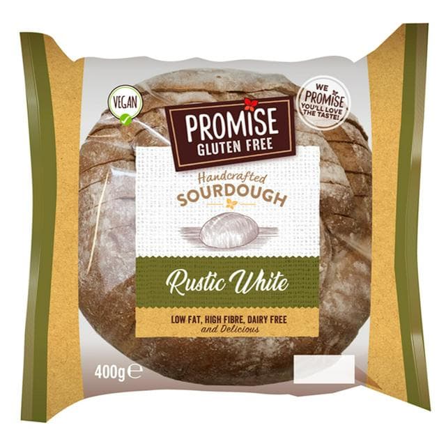 Promise Gluten Free Handcrafted Sourdough Rustic White 400g - gallery image 1