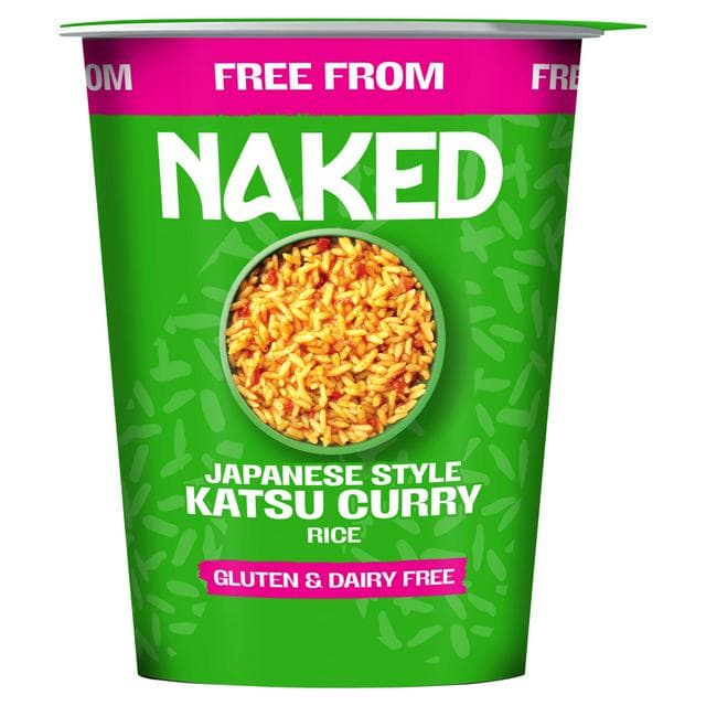 Naked Free From Japanese Style Katsu Curry Long Grain Rice 78g - gallery image 1