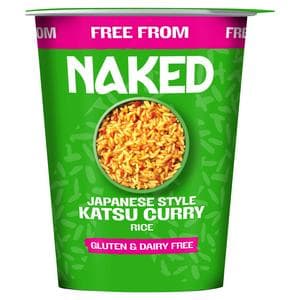 Naked Free From Japanese Style Katsu Curry Long Grain Rice 78g