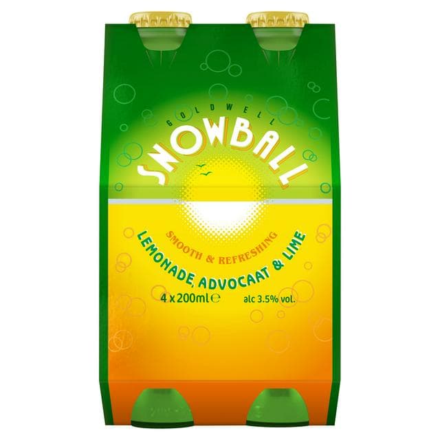 Snowball 4 x 20cl Lemonade Advocaat & Lime - gallery image 1