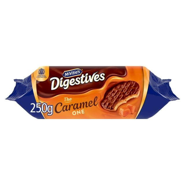 McVitie's Milk Chocolate Digestive Biscuits the Caramel One 250g - gallery image 1