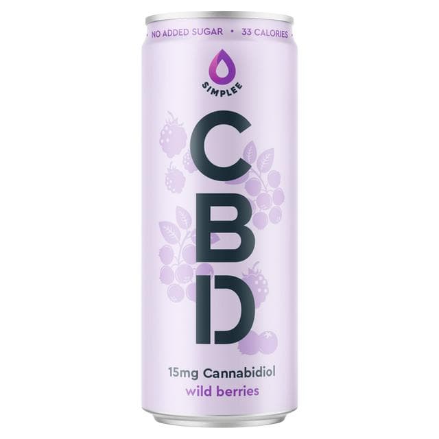 Simplee 15mg CBD Drink Wild Berries - gallery image 1