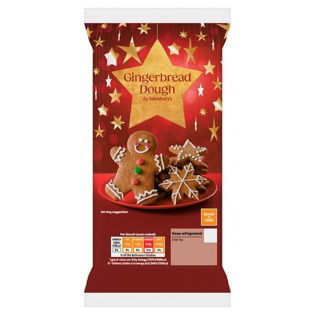 Sainsbury's Gingerbread Cookie Dough 350g - gallery image 1