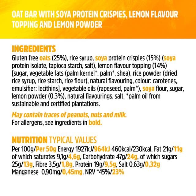 Trek Smooth Lemon Protein Flapjacks 3 x 50g - gallery image 4