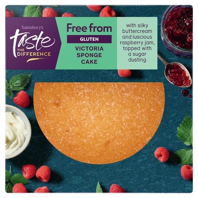 Sainsbury's Free From Victoria Sponge, Taste the Difference 354g - gallery image 1