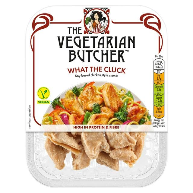 The Vegetarian Butcher What The Cluck Vegan Chicken Chunks 160g - gallery image 1